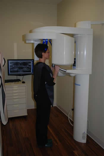 Panoramic x-ray unit